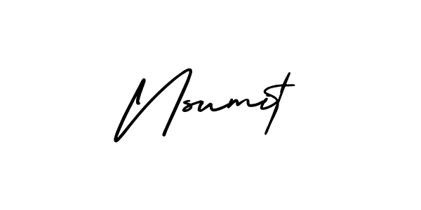 if you are searching for the best signature style for your name Nsumit. so please give up your signature search. here we have designed multiple signature styles  using AmerikaSignatureDemo-Regular. Nsumit signature style 3 images and pictures png