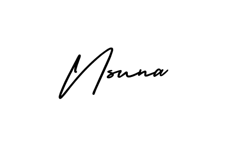 Similarly AmerikaSignatureDemo-Regular is the best handwritten signature design. Signature creator online .You can use it as an online autograph creator for name Nsuna. Nsuna signature style 3 images and pictures png