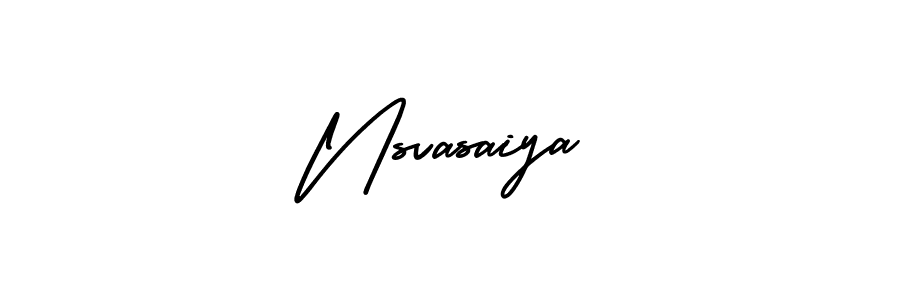 Check out images of Autograph of Nsvasaiya name. Actor Nsvasaiya Signature Style. AmerikaSignatureDemo-Regular is a professional sign style online. Nsvasaiya signature style 3 images and pictures png