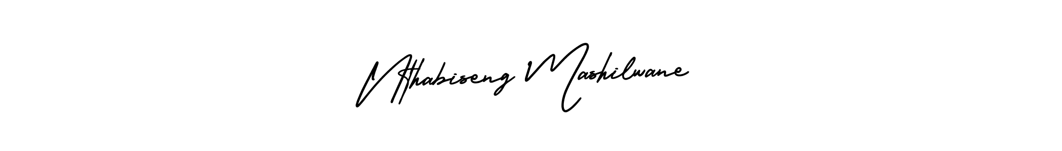 Create a beautiful signature design for name Nthabiseng Mashilwane. With this signature (AmerikaSignatureDemo-Regular) fonts, you can make a handwritten signature for free. Nthabiseng Mashilwane signature style 3 images and pictures png