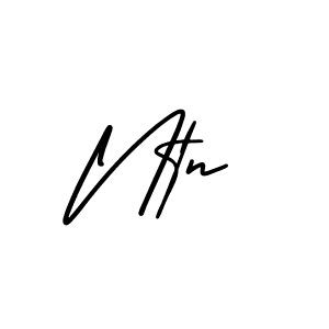 How to make Ntn name signature. Use AmerikaSignatureDemo-Regular style for creating short signs online. This is the latest handwritten sign. Ntn signature style 3 images and pictures png