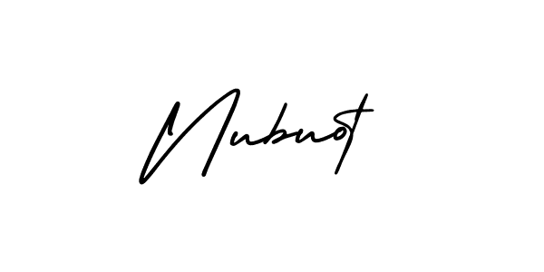 Make a beautiful signature design for name Nubuot. With this signature (AmerikaSignatureDemo-Regular) style, you can create a handwritten signature for free. Nubuot signature style 3 images and pictures png