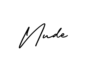 Make a beautiful signature design for name Nude. Use this online signature maker to create a handwritten signature for free. Nude signature style 3 images and pictures png