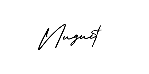 Use a signature maker to create a handwritten signature online. With this signature software, you can design (AmerikaSignatureDemo-Regular) your own signature for name Nuguit. Nuguit signature style 3 images and pictures png