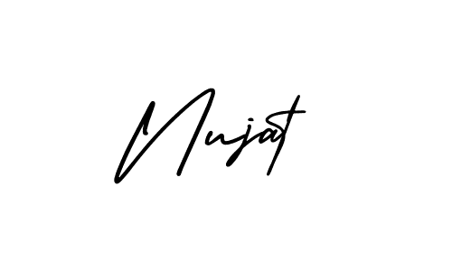 Best and Professional Signature Style for Nujat. AmerikaSignatureDemo-Regular Best Signature Style Collection. Nujat signature style 3 images and pictures png