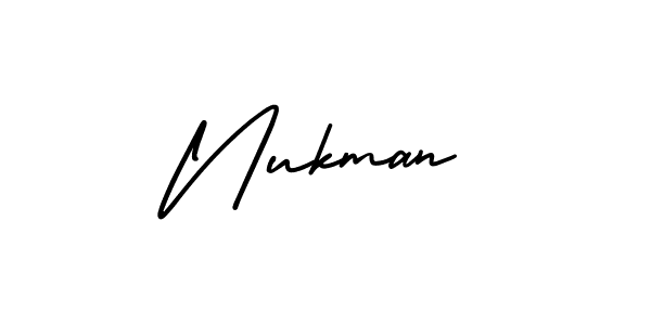 This is the best signature style for the Nukman name. Also you like these signature font (AmerikaSignatureDemo-Regular). Mix name signature. Nukman signature style 3 images and pictures png