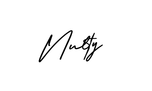 It looks lik you need a new signature style for name Nulty. Design unique handwritten (AmerikaSignatureDemo-Regular) signature with our free signature maker in just a few clicks. Nulty signature style 3 images and pictures png