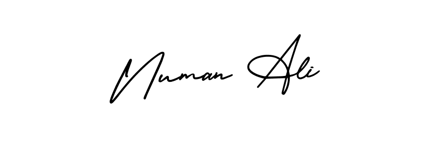 How to make Numan Ali signature? AmerikaSignatureDemo-Regular is a professional autograph style. Create handwritten signature for Numan Ali name. Numan Ali signature style 3 images and pictures png