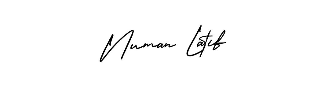 Make a short Numan Latif signature style. Manage your documents anywhere anytime using AmerikaSignatureDemo-Regular. Create and add eSignatures, submit forms, share and send files easily. Numan Latif signature style 3 images and pictures png