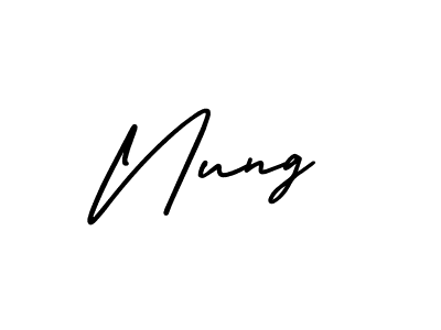 Also You can easily find your signature by using the search form. We will create Nung name handwritten signature images for you free of cost using AmerikaSignatureDemo-Regular sign style. Nung signature style 3 images and pictures png