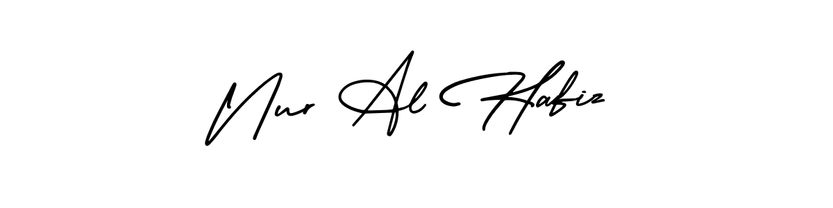 Create a beautiful signature design for name Nur Al Hafiz. With this signature (AmerikaSignatureDemo-Regular) fonts, you can make a handwritten signature for free. Nur Al Hafiz signature style 3 images and pictures png