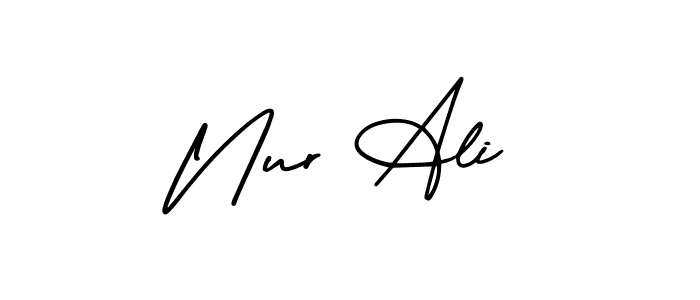 Here are the top 10 professional signature styles for the name Nur Ali. These are the best autograph styles you can use for your name. Nur Ali signature style 3 images and pictures png