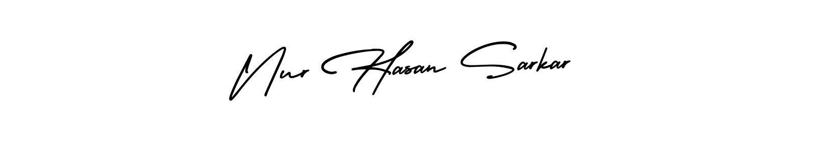 Similarly AmerikaSignatureDemo-Regular is the best handwritten signature design. Signature creator online .You can use it as an online autograph creator for name Nur Hasan Sarkar. Nur Hasan Sarkar signature style 3 images and pictures png