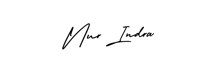 You can use this online signature creator to create a handwritten signature for the name Nur Indra. This is the best online autograph maker. Nur Indra signature style 3 images and pictures png
