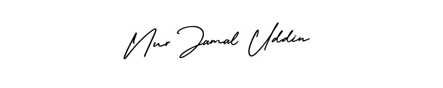 How to Draw Nur Jamal Uddin signature style? AmerikaSignatureDemo-Regular is a latest design signature styles for name Nur Jamal Uddin. Nur Jamal Uddin signature style 3 images and pictures png