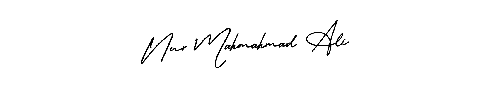 Also we have Nur Mahmahmad Ali name is the best signature style. Create professional handwritten signature collection using AmerikaSignatureDemo-Regular autograph style. Nur Mahmahmad Ali signature style 3 images and pictures png