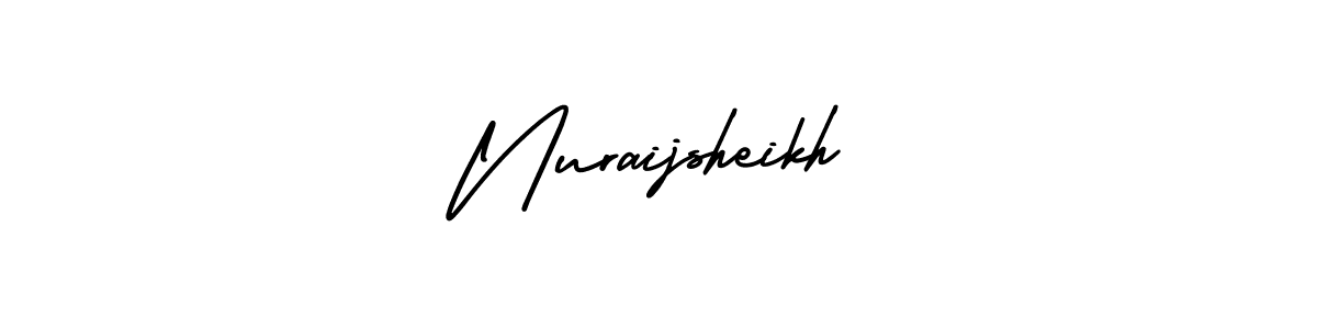 Make a short Nuraijsheikh signature style. Manage your documents anywhere anytime using AmerikaSignatureDemo-Regular. Create and add eSignatures, submit forms, share and send files easily. Nuraijsheikh signature style 3 images and pictures png