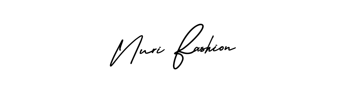 Also we have Nuri Fashion name is the best signature style. Create professional handwritten signature collection using AmerikaSignatureDemo-Regular autograph style. Nuri Fashion signature style 3 images and pictures png