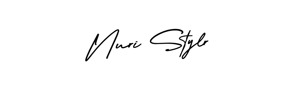 How to make Nuri Stylr signature? AmerikaSignatureDemo-Regular is a professional autograph style. Create handwritten signature for Nuri Stylr name. Nuri Stylr signature style 3 images and pictures png