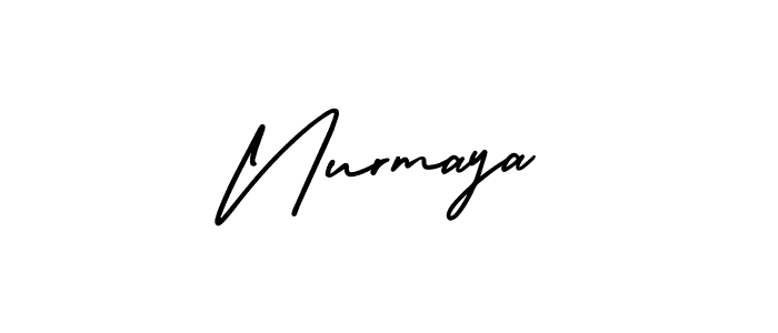 AmerikaSignatureDemo-Regular is a professional signature style that is perfect for those who want to add a touch of class to their signature. It is also a great choice for those who want to make their signature more unique. Get Nurmaya name to fancy signature for free. Nurmaya signature style 3 images and pictures png