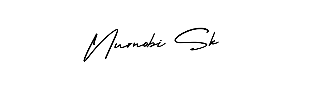 Design your own signature with our free online signature maker. With this signature software, you can create a handwritten (AmerikaSignatureDemo-Regular) signature for name Nurnobi Sk. Nurnobi Sk signature style 3 images and pictures png