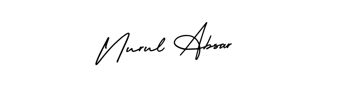 Also we have Nurul Absar name is the best signature style. Create professional handwritten signature collection using AmerikaSignatureDemo-Regular autograph style. Nurul Absar signature style 3 images and pictures png