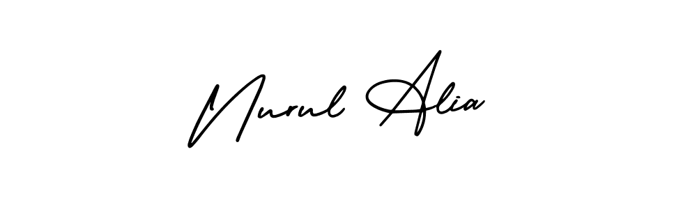 Once you've used our free online signature maker to create your best signature AmerikaSignatureDemo-Regular style, it's time to enjoy all of the benefits that Nurul Alia name signing documents. Nurul Alia signature style 3 images and pictures png