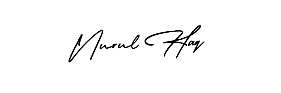 How to make Nurul Haq signature? AmerikaSignatureDemo-Regular is a professional autograph style. Create handwritten signature for Nurul Haq name. Nurul Haq signature style 3 images and pictures png
