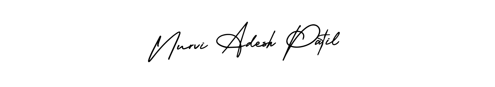Once you've used our free online signature maker to create your best signature AmerikaSignatureDemo-Regular style, it's time to enjoy all of the benefits that Nurvi Adesh Patil name signing documents. Nurvi Adesh Patil signature style 3 images and pictures png