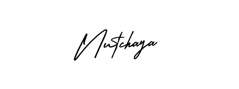 Also You can easily find your signature by using the search form. We will create Nutchaya name handwritten signature images for you free of cost using AmerikaSignatureDemo-Regular sign style. Nutchaya signature style 3 images and pictures png