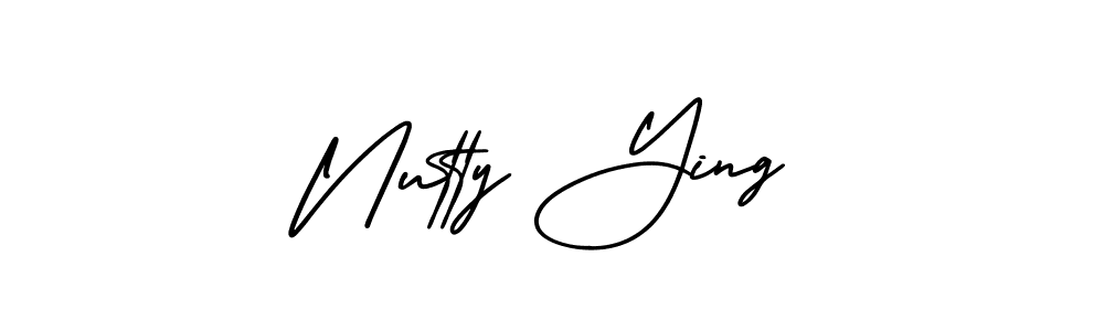 Make a short Nutty Ying signature style. Manage your documents anywhere anytime using AmerikaSignatureDemo-Regular. Create and add eSignatures, submit forms, share and send files easily. Nutty Ying signature style 3 images and pictures png