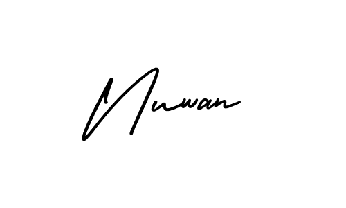 Also You can easily find your signature by using the search form. We will create Nuwan name handwritten signature images for you free of cost using AmerikaSignatureDemo-Regular sign style. Nuwan signature style 3 images and pictures png