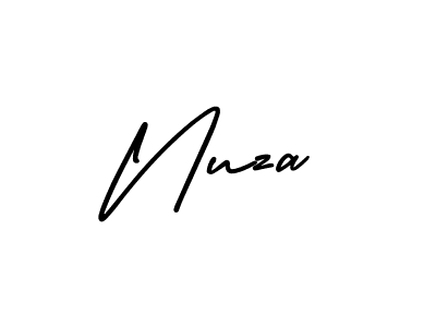 Make a beautiful signature design for name Nuza. Use this online signature maker to create a handwritten signature for free. Nuza signature style 3 images and pictures png