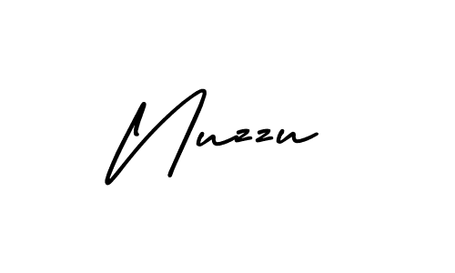 You should practise on your own different ways (AmerikaSignatureDemo-Regular) to write your name (Nuzzu) in signature. don't let someone else do it for you. Nuzzu signature style 3 images and pictures png