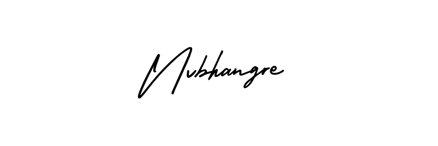 Make a beautiful signature design for name Nvbhangre. With this signature (AmerikaSignatureDemo-Regular) style, you can create a handwritten signature for free. Nvbhangre signature style 3 images and pictures png