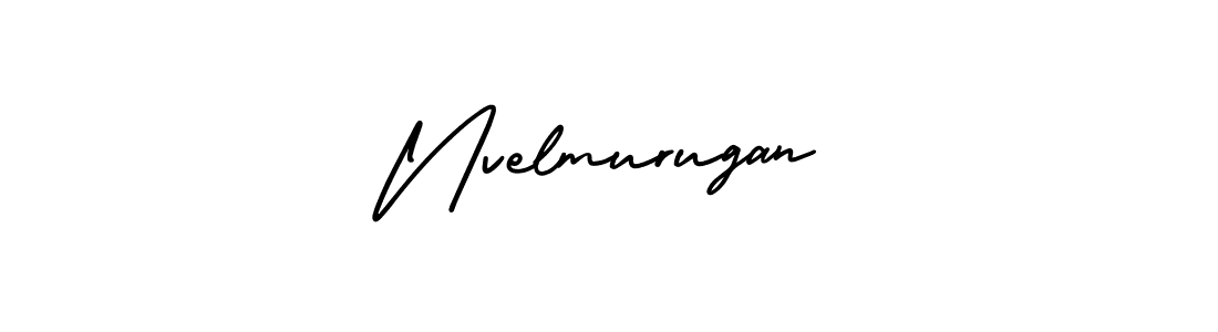 You should practise on your own different ways (AmerikaSignatureDemo-Regular) to write your name (Nvelmurugan) in signature. don't let someone else do it for you. Nvelmurugan signature style 3 images and pictures png