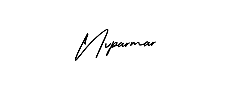 Make a beautiful signature design for name Nvparmar. Use this online signature maker to create a handwritten signature for free. Nvparmar signature style 3 images and pictures png