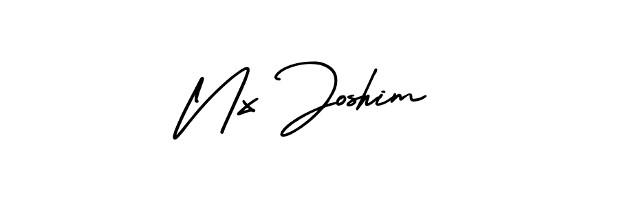 Also we have Nx Joshim name is the best signature style. Create professional handwritten signature collection using AmerikaSignatureDemo-Regular autograph style. Nx Joshim signature style 3 images and pictures png