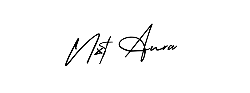 Also we have Nxt Aura name is the best signature style. Create professional handwritten signature collection using AmerikaSignatureDemo-Regular autograph style. Nxt Aura signature style 3 images and pictures png