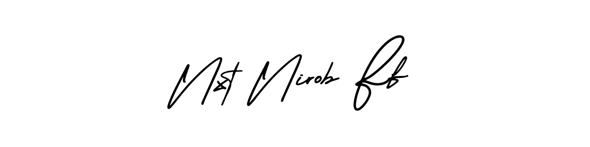 Here are the top 10 professional signature styles for the name Nxt Nirob Ff. These are the best autograph styles you can use for your name. Nxt Nirob Ff signature style 3 images and pictures png