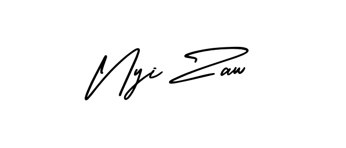 See photos of Nyi Zaw official signature by Spectra . Check more albums & portfolios. Read reviews & check more about AmerikaSignatureDemo-Regular font. Nyi Zaw signature style 3 images and pictures png