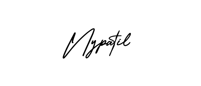 Design your own signature with our free online signature maker. With this signature software, you can create a handwritten (AmerikaSignatureDemo-Regular) signature for name Nypatil. Nypatil signature style 3 images and pictures png