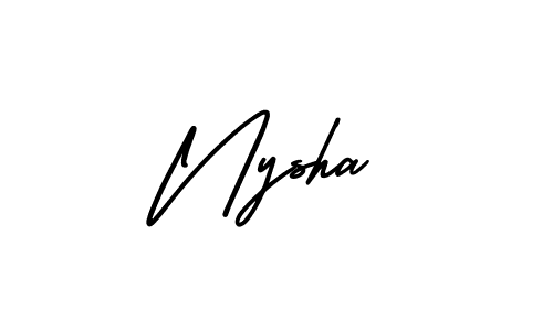 Check out images of Autograph of Nysha name. Actor Nysha Signature Style. AmerikaSignatureDemo-Regular is a professional sign style online. Nysha signature style 3 images and pictures png
