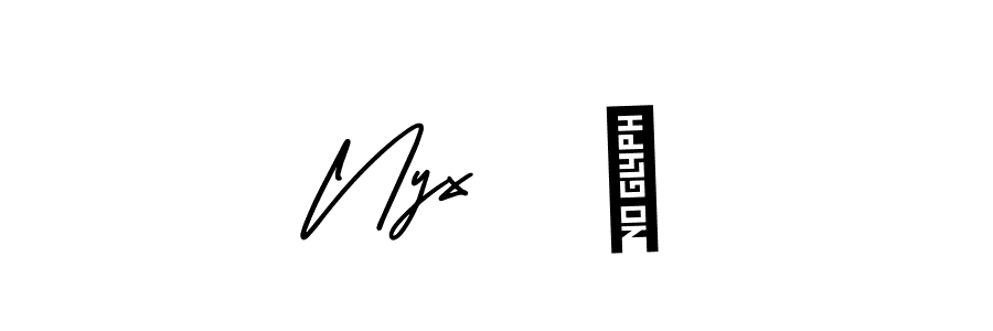 Nyx   ♡ stylish signature style. Best Handwritten Sign (AmerikaSignatureDemo-Regular) for my name. Handwritten Signature Collection Ideas for my name Nyx   ♡. Nyx   ♡ signature style 3 images and pictures png