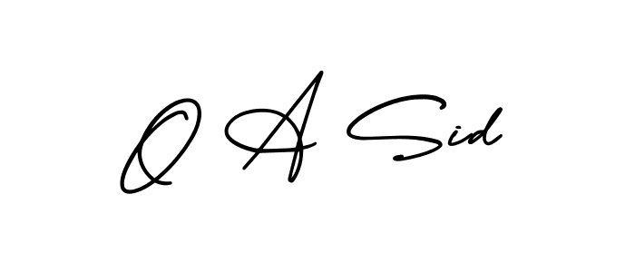 You can use this online signature creator to create a handwritten signature for the name O A Sid. This is the best online autograph maker. O A Sid signature style 3 images and pictures png