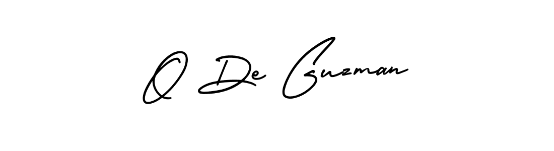 Use a signature maker to create a handwritten signature online. With this signature software, you can design (AmerikaSignatureDemo-Regular) your own signature for name O De Guzman. O De Guzman signature style 3 images and pictures png