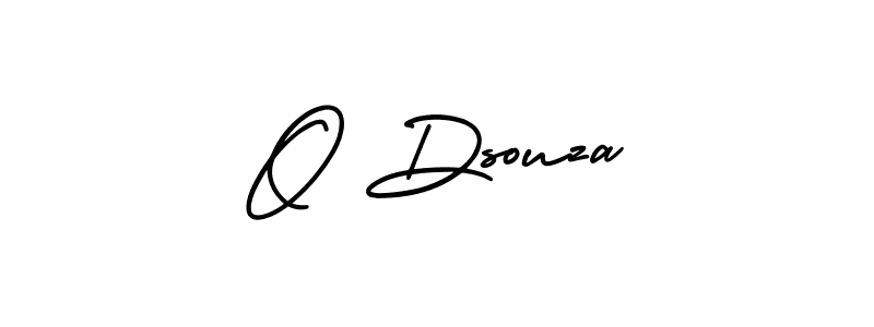 Best and Professional Signature Style for O Dsouza. AmerikaSignatureDemo-Regular Best Signature Style Collection. O Dsouza signature style 3 images and pictures png