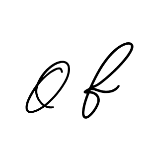 Use a signature maker to create a handwritten signature online. With this signature software, you can design (AmerikaSignatureDemo-Regular) your own signature for name O F. O F signature style 3 images and pictures png