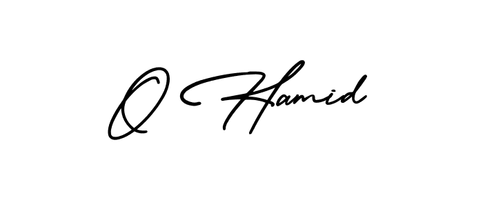 This is the best signature style for the O Hamid name. Also you like these signature font (AmerikaSignatureDemo-Regular). Mix name signature. O Hamid signature style 3 images and pictures png