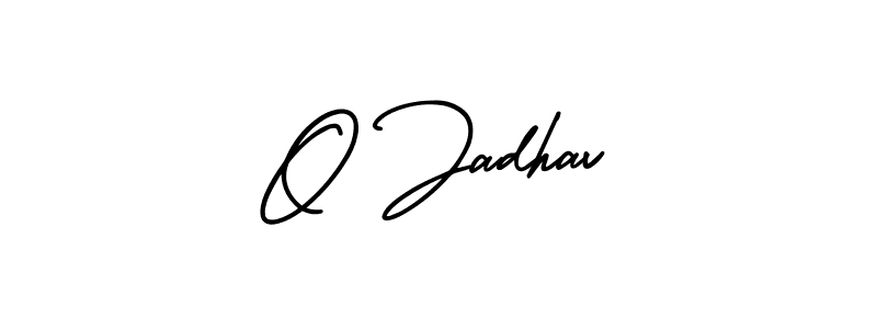 if you are searching for the best signature style for your name O Jadhav. so please give up your signature search. here we have designed multiple signature styles  using AmerikaSignatureDemo-Regular. O Jadhav signature style 3 images and pictures png